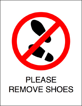 Shoe Sign